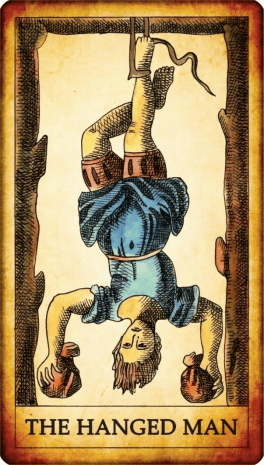 Tarot card The hanged man