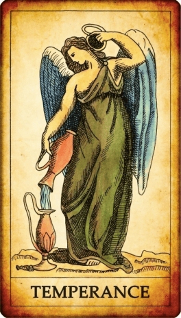 Tarot card Temperance