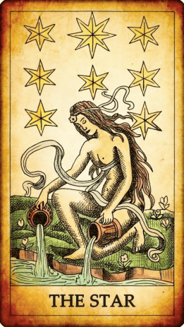 Tarot card The Star